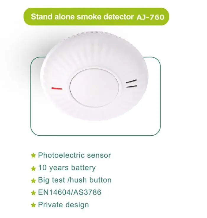  AJ-760 stand alone smoke alarm