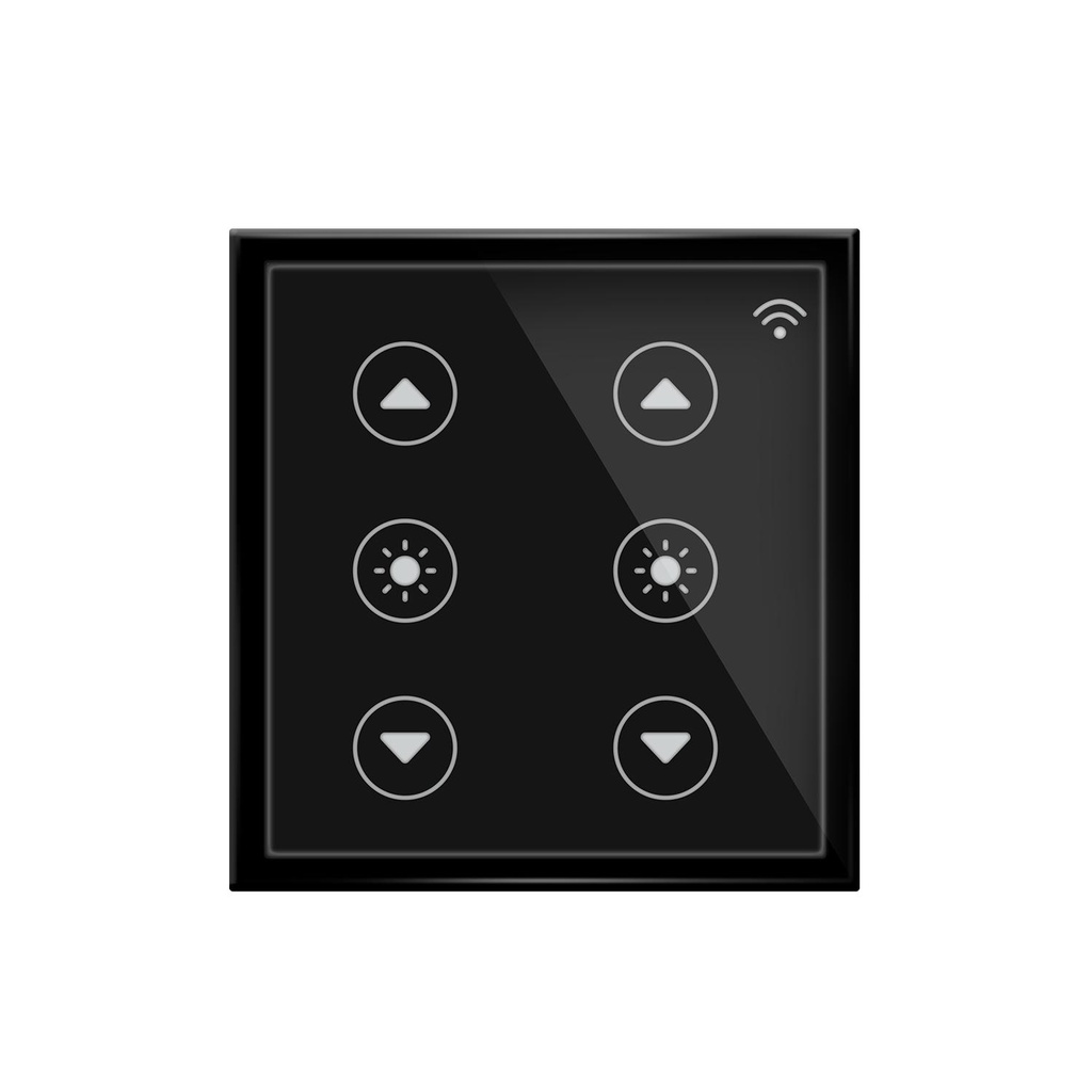 Smart WiFi Touch Panel Dimmer Light Retrofit for Anchor Roma Modular Switch 2 Gang WF520DB – Works with Alexa, Google