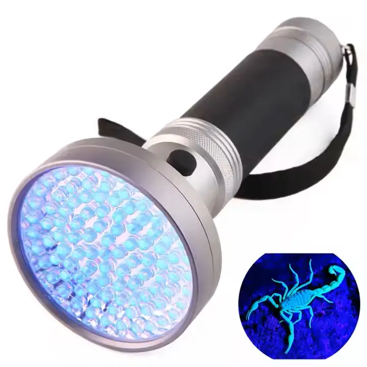 Black Light UV Flashlight 100 LED Pet Dog Cat Urine Detector Light Flashlight for Pet Urine Stains