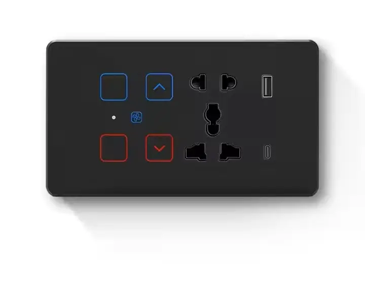 Tuya Indian Standard Customizable Voltage 4M Zigbee Support Alexa Google Mobile APP Control Smart Glass Touch Light Switch