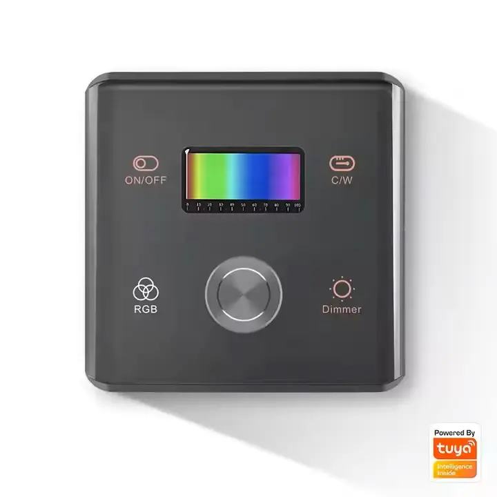 Tuya RGBCW Smart Lighting Switch Zigbee Knob Wireless Dimmer Led Controller Downlight Spotlight Strip Adjuster EU UK 