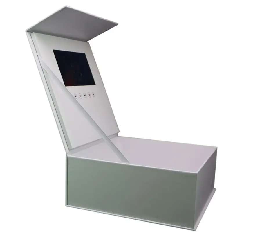 LCD Video Box with Built in Memory | Upload Your Video | Luxury Screen Gift Packaging Box