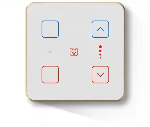 Indian Standard 3Gang 4Gang ZigBee Smart Dimmer Switch for Tuya Timer Light Controller Touch Panel 10A Max. Compatible Smart Life