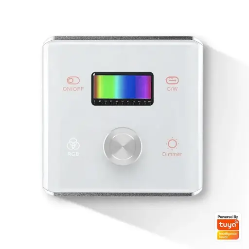 RGB Switch Controller Tuya Smart Zigbee Wireless Controller Knob Touch Tube Light Spotlight Strip CW Dimming Switch